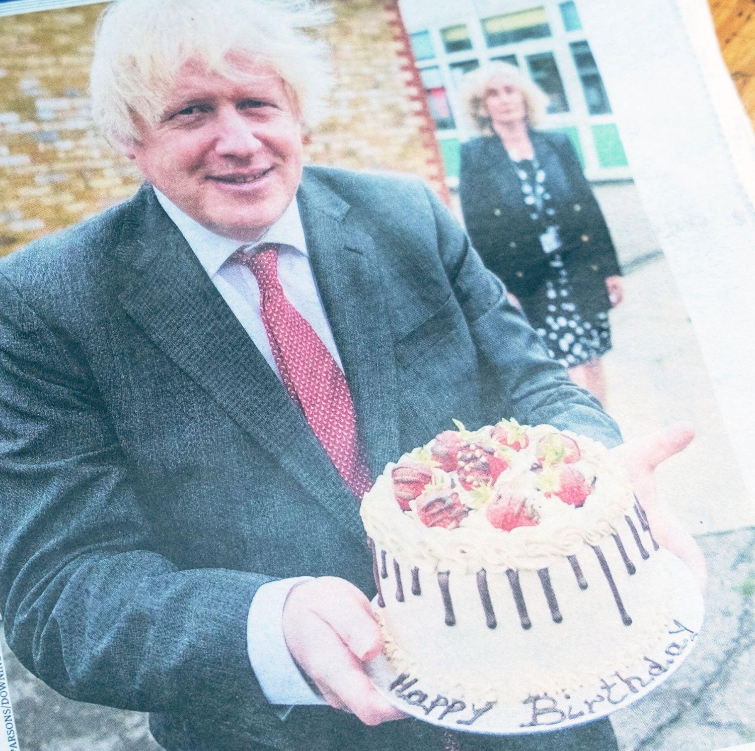 Boris Johnson cake